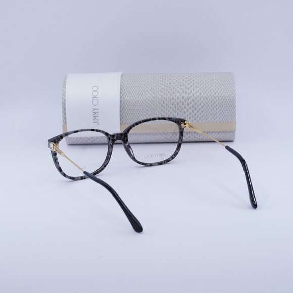 Final Price! Jimmy Choo JC302 07T3 00 Black/Gold Eyeglasses 53mm - Picture 5 of 10